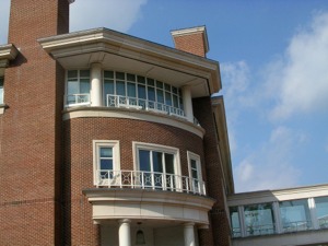 Columned Entrance & Bridge